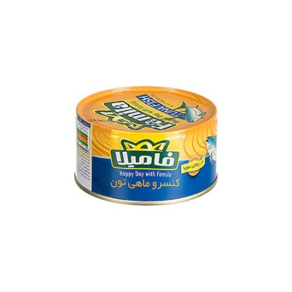 تصویر از کنسرو تن ماهی در روغن گیاهی فامیلا (180 گرم)