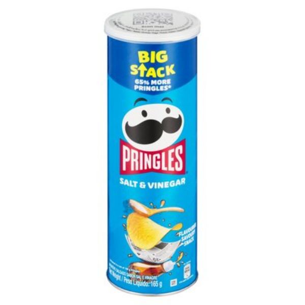 تصویر از چیپس پرینگلز Pringles با طعم سرکه نمکی 165 گرم 